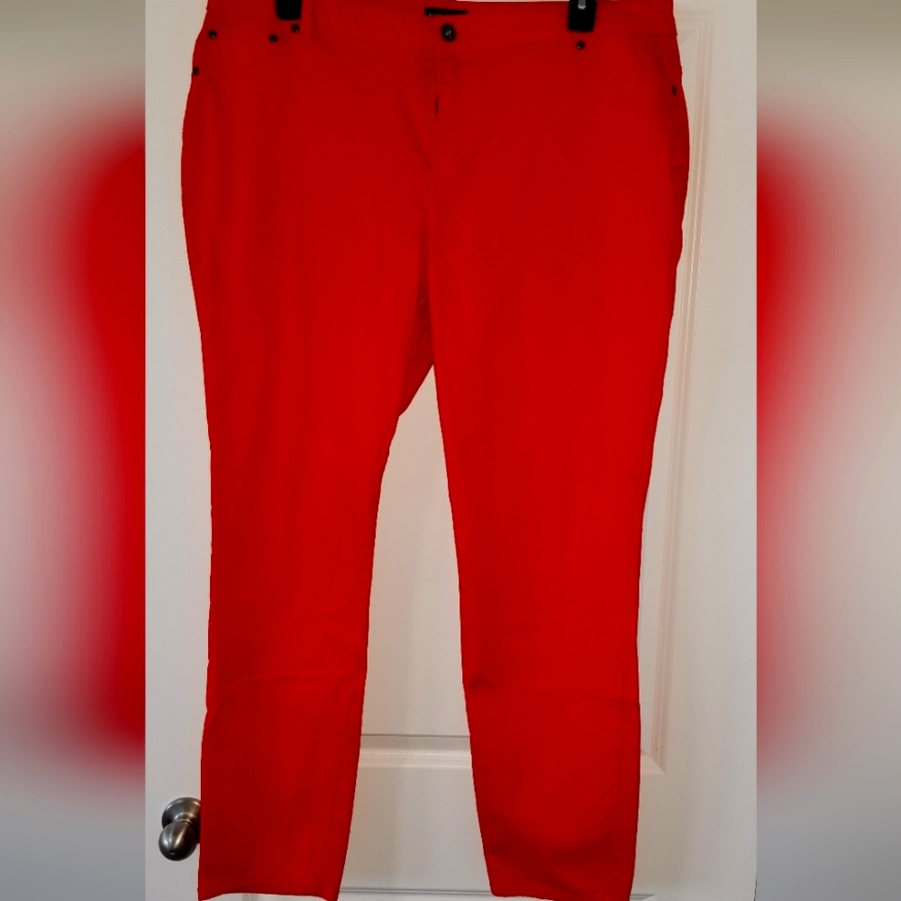 Red jeans